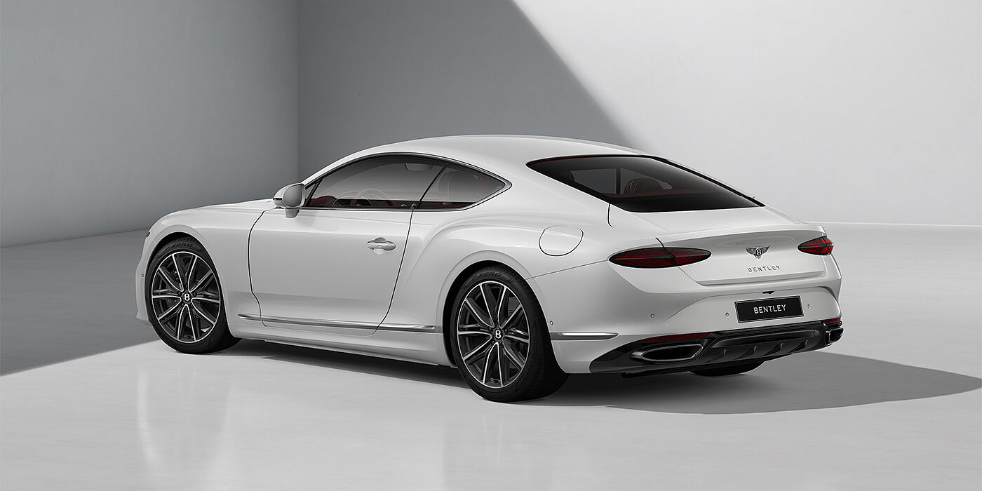 Bentley Mannheim Bentley Continental GT coupe in Snow Quartz paint and 21" Ten Spoke wheels - rear 3/4