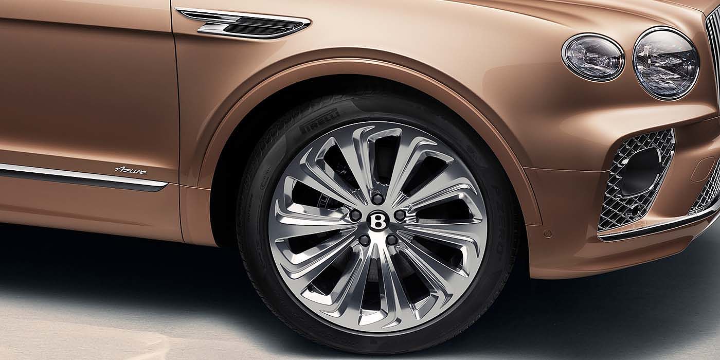 Bach Premium Cars GmbH | Bentley Mannheim Bentley Bentayga EWB Azure SUV in Rose Gold paint 22 inch wheel