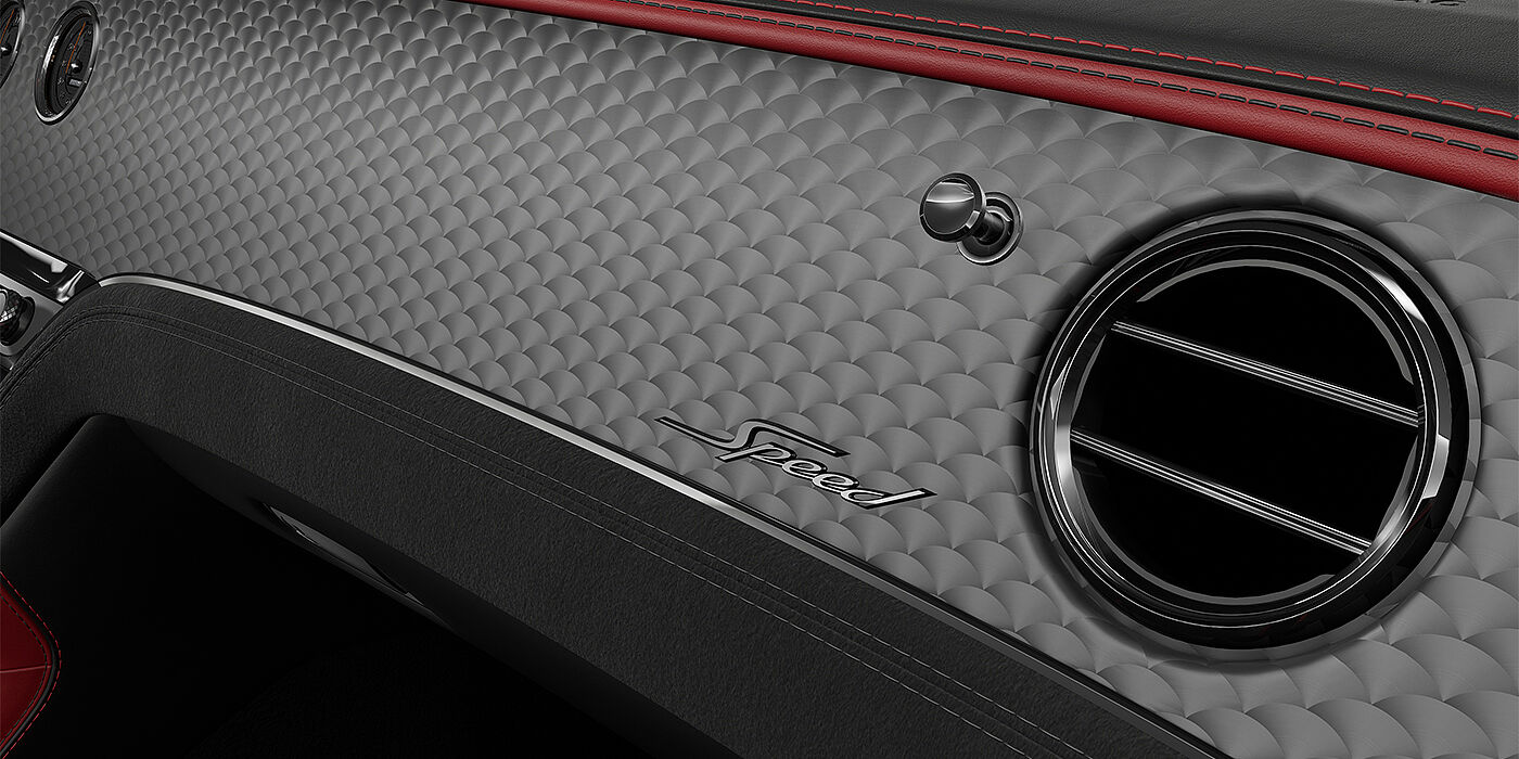 Bentley Mannheim Bentley Continental GTC Speed convertible veneer in Diamond Brushed Dark Tint Aluminium