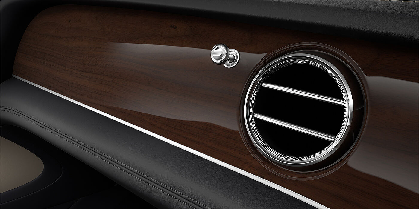 Bentley Mannheim Bentley Bentayga EWB SUV veneer detail in Crown Cut Walnut 