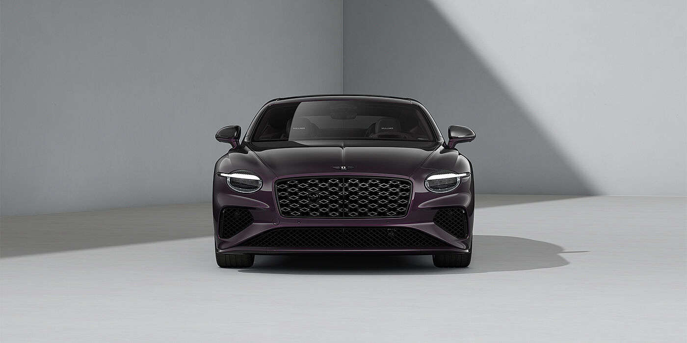 Bentley Mannheim Bentley Continental GT Mulliner coupe in Damson paint and 22" Mulliner wheels - full front 3/4