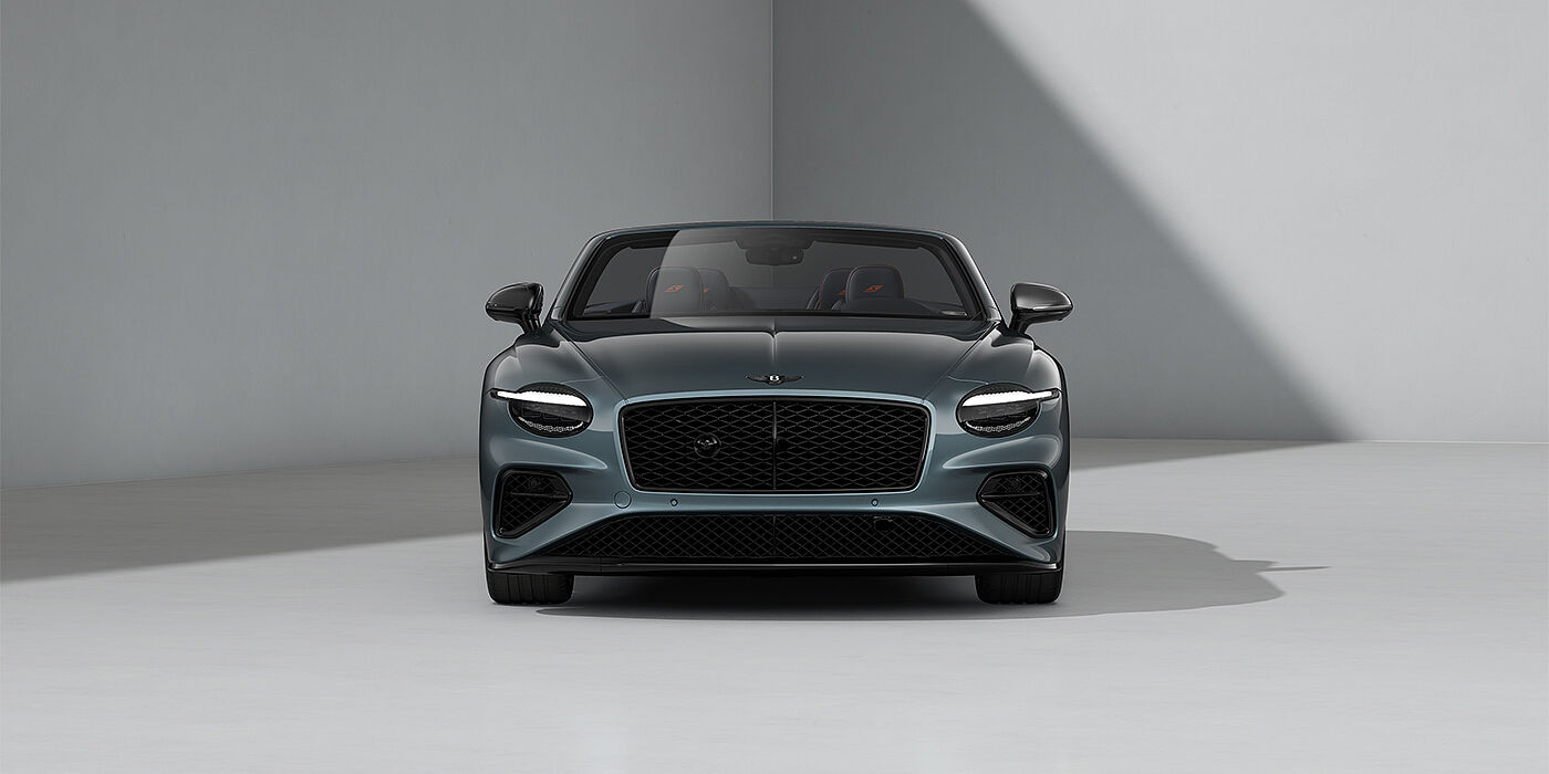 Bentley Mannheim Bentley Continental GTC S convertible in Thunder paint and 22" ten swept spoke wheels - full front