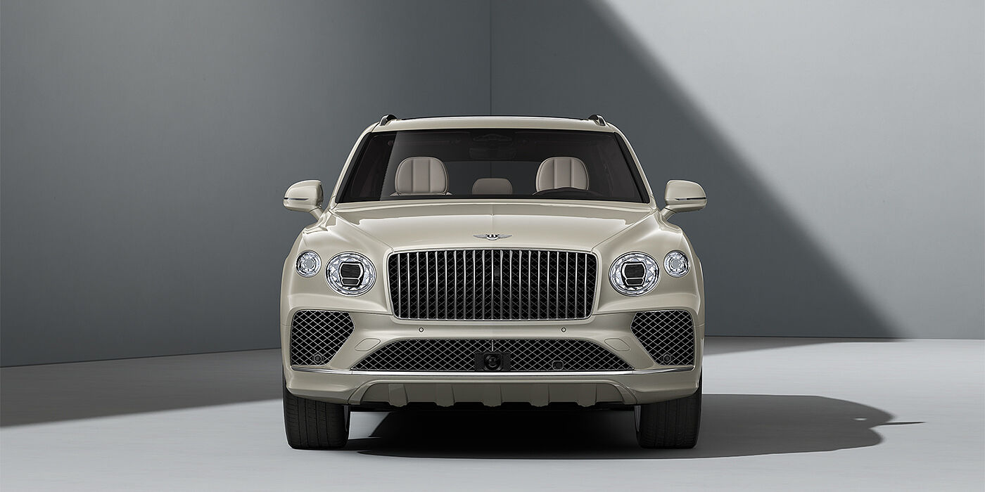 Bentley Mannheim Bentley Bentayga Azure SUV in White Sand paint and 22" Ten Spoke Polished wheels - full front