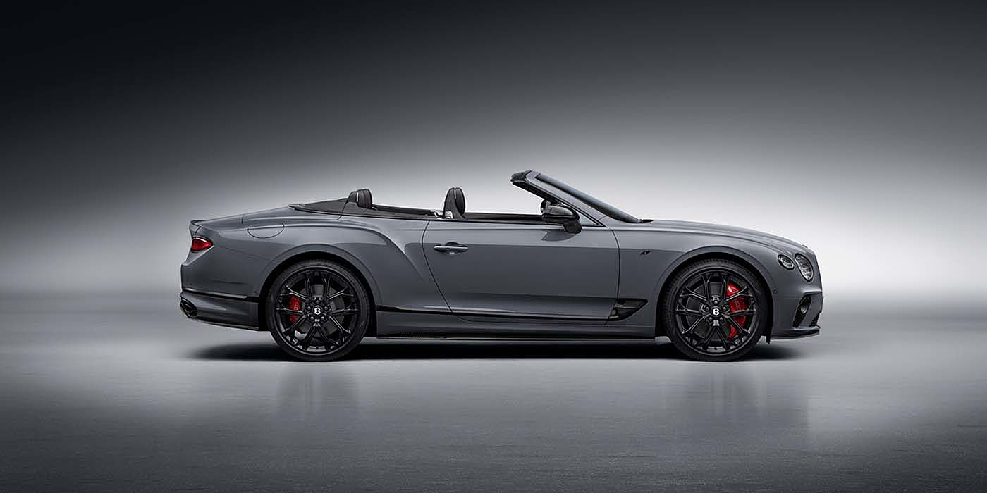 Bach Premium Cars GmbH | Bentley Mannheim Bentley Continental GTC S convertible in Cambrian Grey paint profile static studio