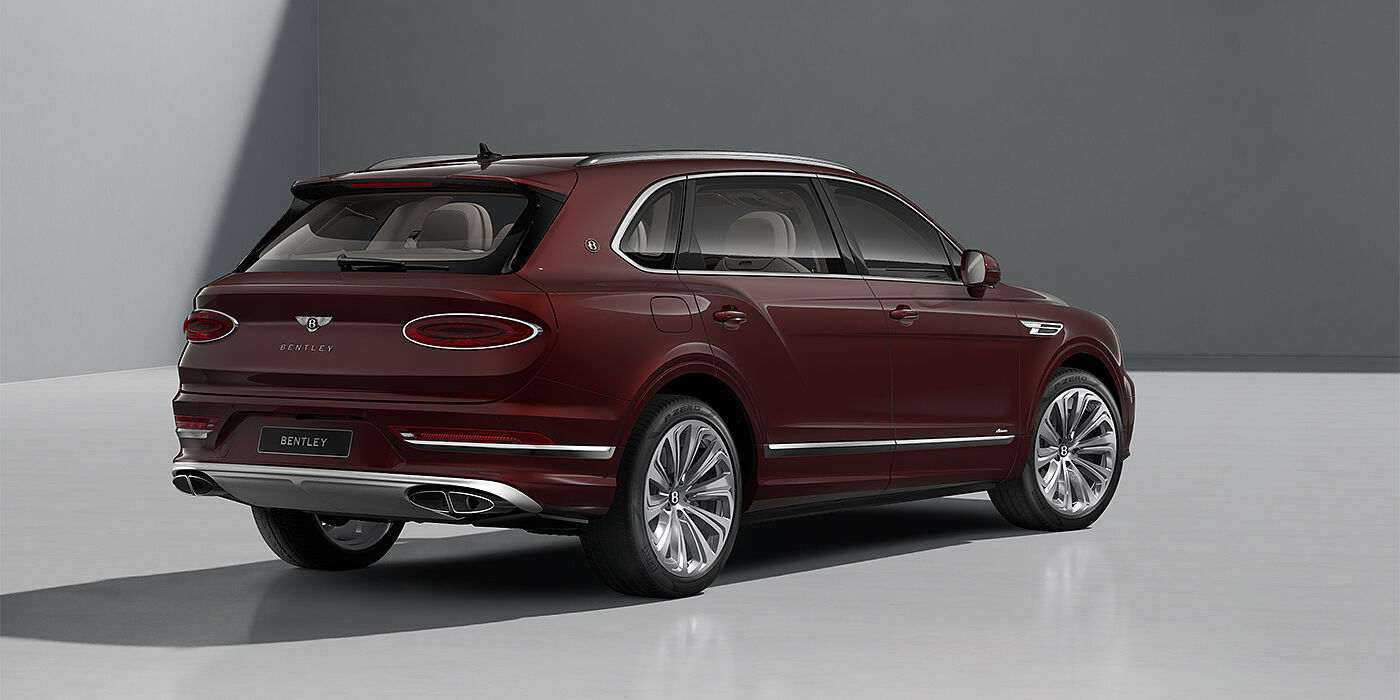 Bentley Mannheim Bentley Bentayga EWB Azure SUV in Cricket Ball paint and 22" Ten Spoke Polished wheels- rear ¾