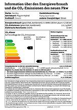 Bentley Flying Spur Azure 2025 information über den energieverbrauch und die co2-emissionen des neuen pkw