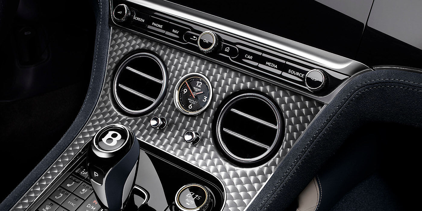 Bach Premium Cars GmbH | Bentley Mannheim Bentley Continental GTC Speed convertible front interior engine spin veneer detail