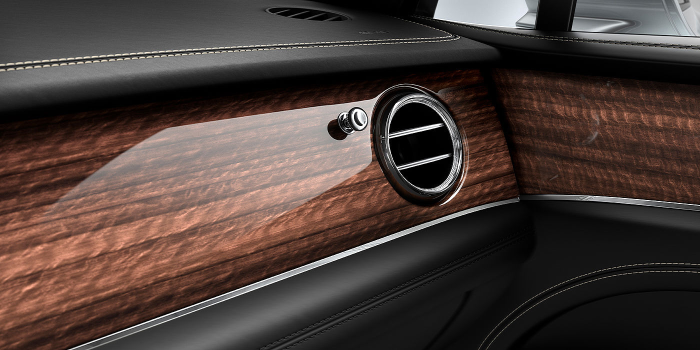 Bach Premium Cars GmbH | Bentley Mannheim Bentley Bentayga SUV Dark Fiddleback Eucalyptus veneer detail