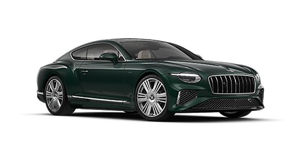 Bentley Mannheim Bentley Continental GT Azure coupe in Veridian paint and 22" Azure wheels - front 3/4