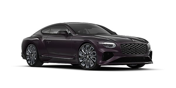 Bentley Mannheim Bentley Continental GT Mulliner coupe in Damson paint and 22" Mulliner wheels - front 3/4