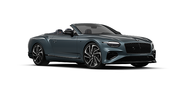 Bach Premium Cars GmbH | Bentley Mannheim Bentley Continental GTC S convertible in Thunder blue paint front 3/4