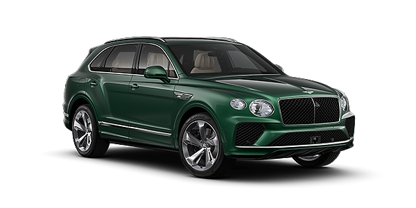 Bentley Mannheim Bentley Bentayga SUV in Verdant paint and 22" Five Spoke Directional Polished wheels – front 3/4