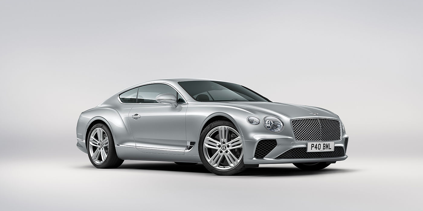 Bach Premium Cars GmbH | Bentley Mannheim Bentley Continental GT coupe in Moonbeam paint front 34
