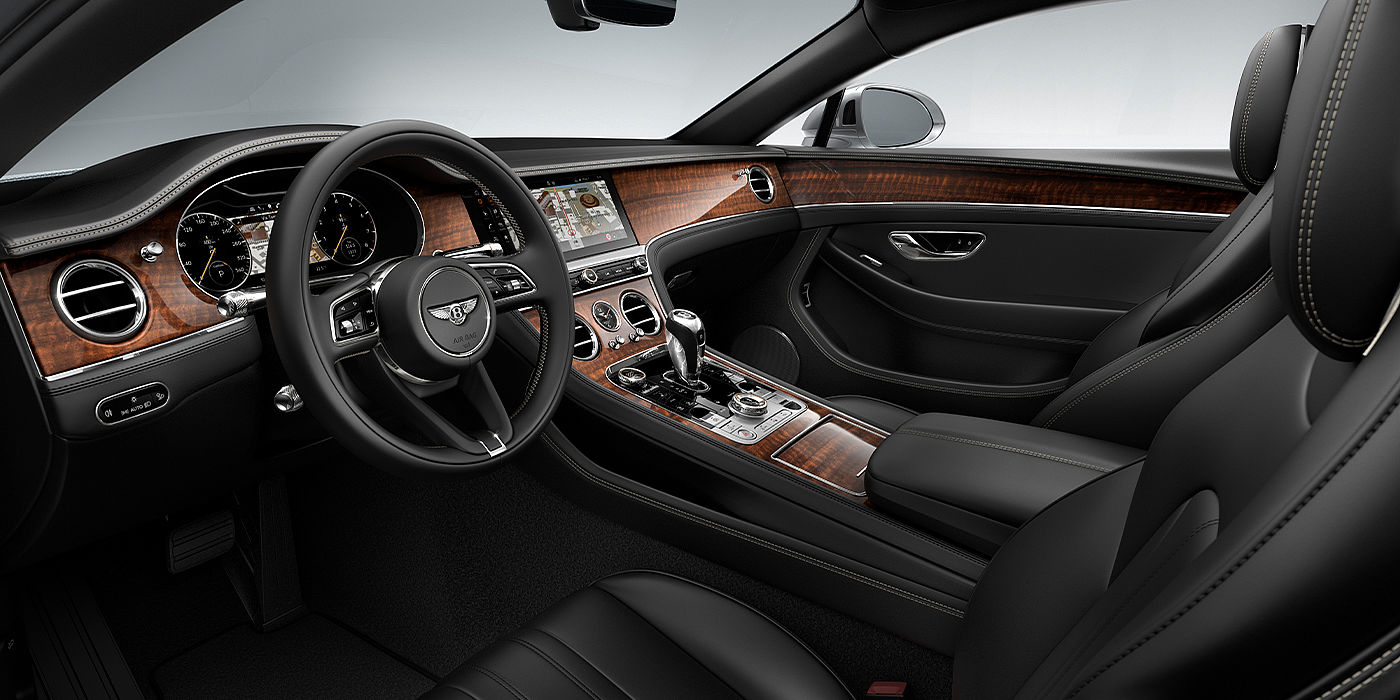 Bach Premium Cars GmbH | Bentley Mannheim Bentley Continental GT coupe front interior in Beluga black hide