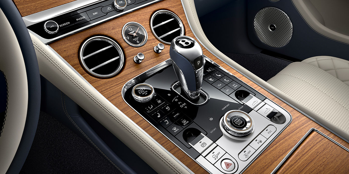 Bach Premium Cars GmbH | Bentley Mannheim Bentley Continental GTC Azure convertible front interior console detail