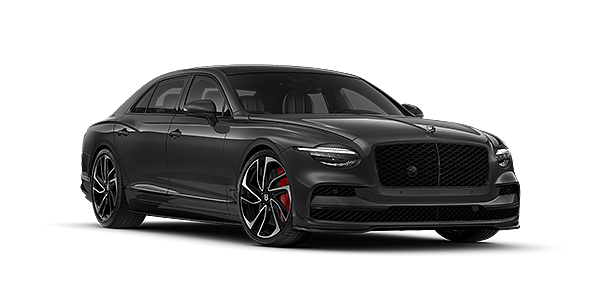 Bentley Mannheim New Bentley Flying Spur Speed sedan in Magnetic  paint front 3/4 with 22" Swept spoke Black & Machined wheels